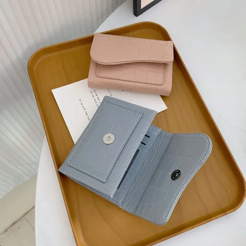 Fashion Wallet Short Coin Purse Women Wallets Card Holder Handbag Ladies Small Wallet Female Hasp Mini Clutch Girl Money Bag