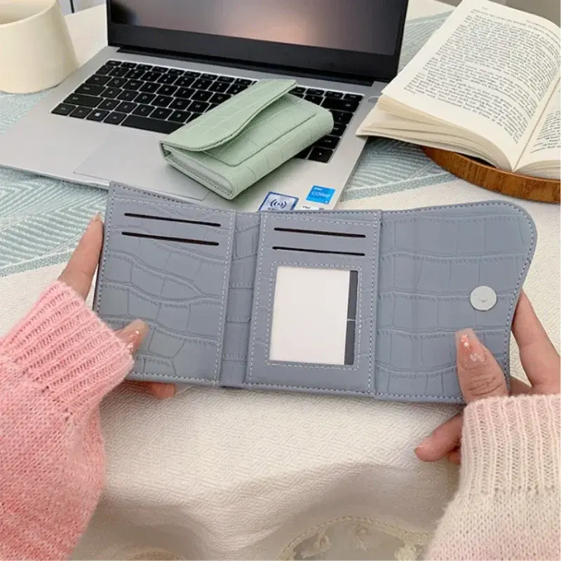 Fashion Wallet Short Coin Purse Women Wallets Card Holder Handbag Ladies Small Wallet Female Hasp Mini Clutch Girl Money Bag