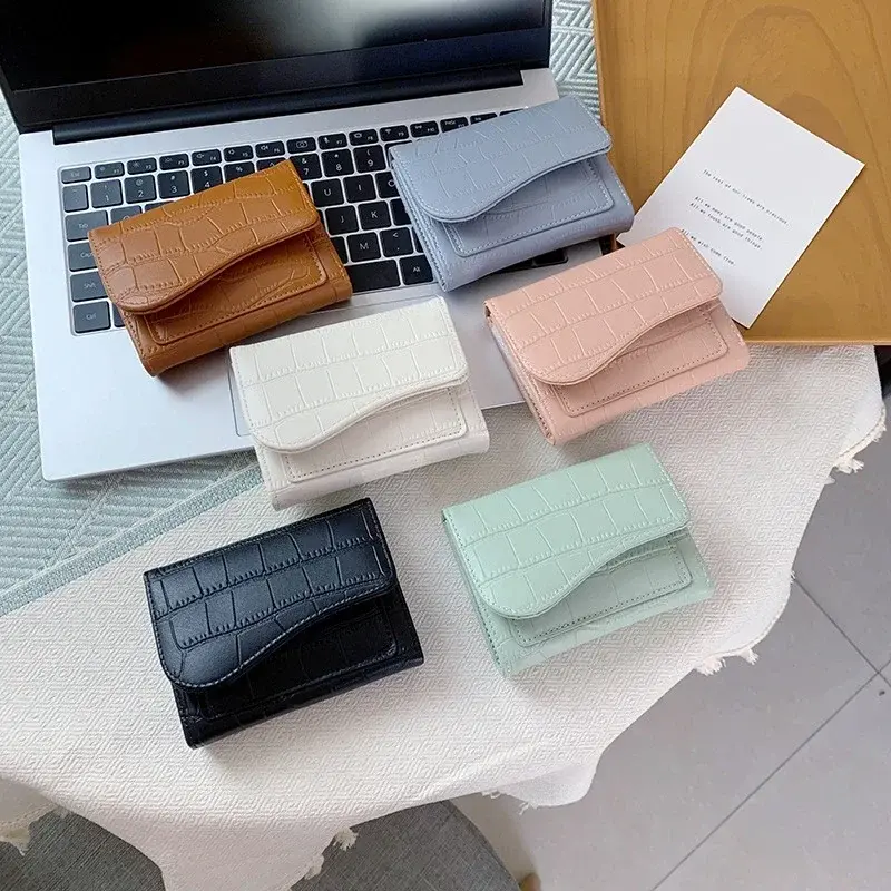 Fashion Wallet Short Coin Purse Women Wallets Card Holder Handbag Ladies Small Wallet Female Hasp Mini Clutch Girl Money Bag
