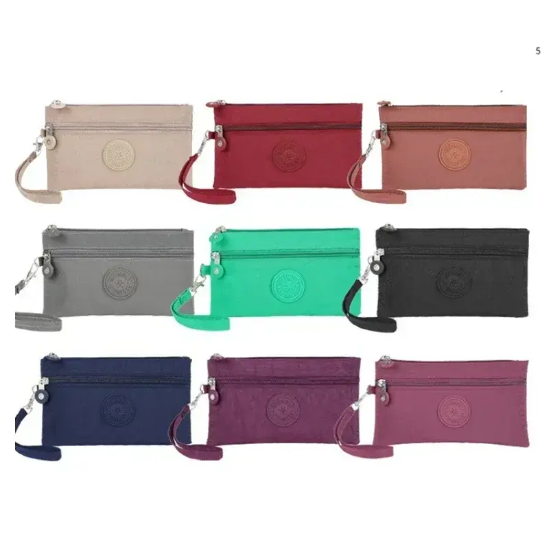 New Coin Purse Wallet Small Nylon Makeup Bag for Lipstick Organizer Unisex Money Phone Keys ID Credit Card Storage Bags Pouch