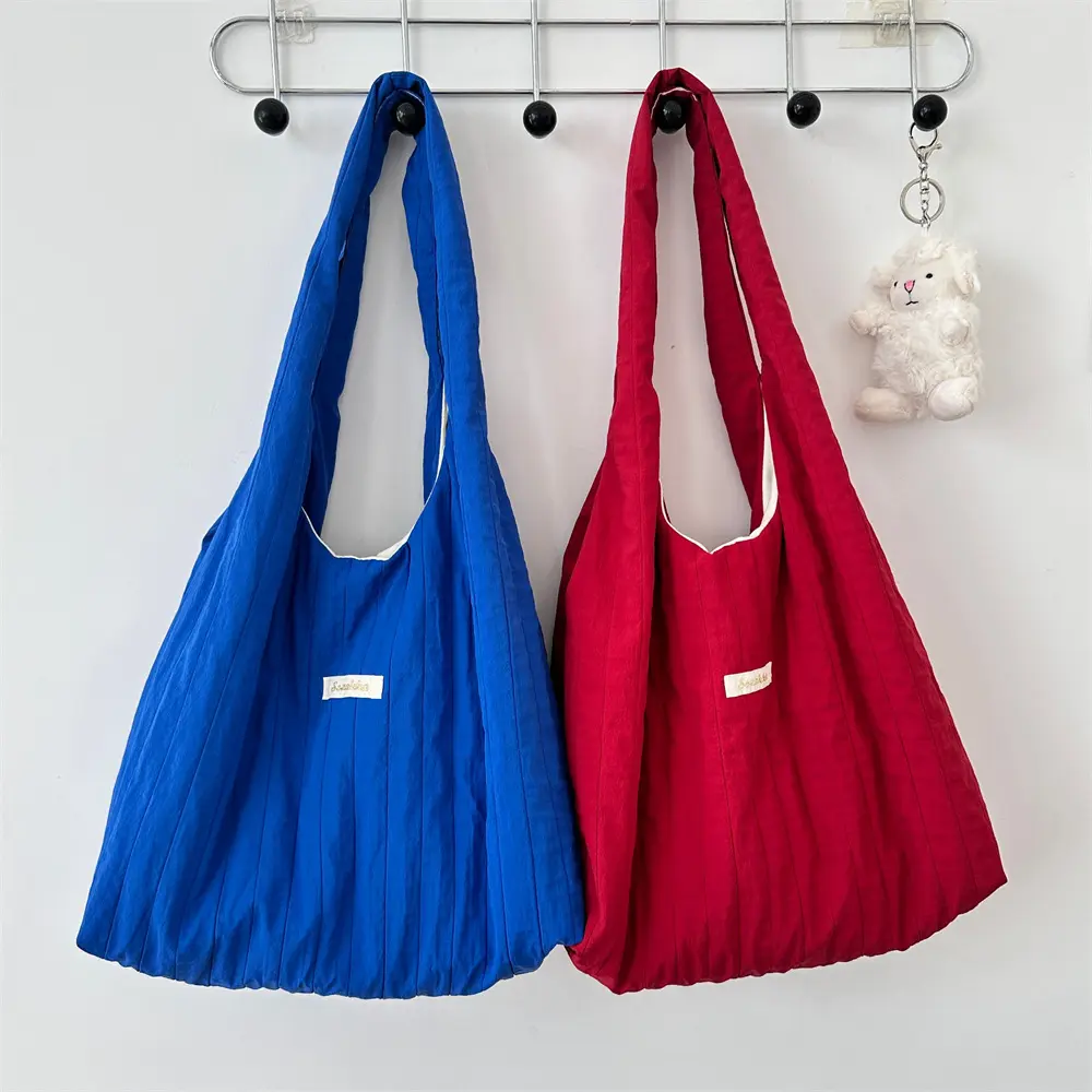 Fashion Solid Color Shoulder Bags for Women Large Capacity Vintage Ladies Handbags Travel Female Shopping Tote Bag