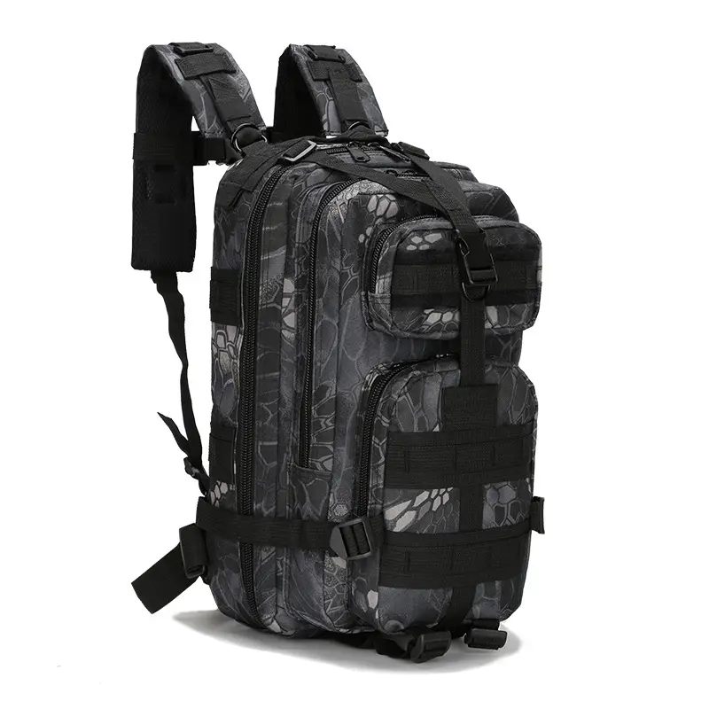 Men Camouflage Backpack Waterproof Oxford Nylon 30L Large Male Solid Back Bag Outdoor Hiking Climbing Rucksack Travel Backpacks