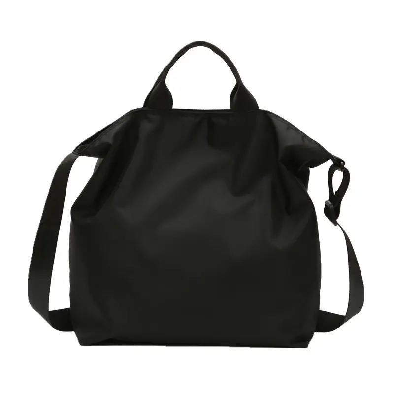 Women Nylon Fabric Handbag Large Capacity Waterproof Cloth Shoulder Bags Tote Solid Crossbody Bag Travel Bag Purse For Ladies