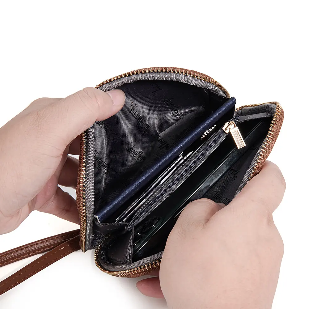 Men Women Simple Zipper Wallet Cute Airplane Print Solid Coin Purse Card Holder Soft PU Leather Passport Wallets Lady Money Bag