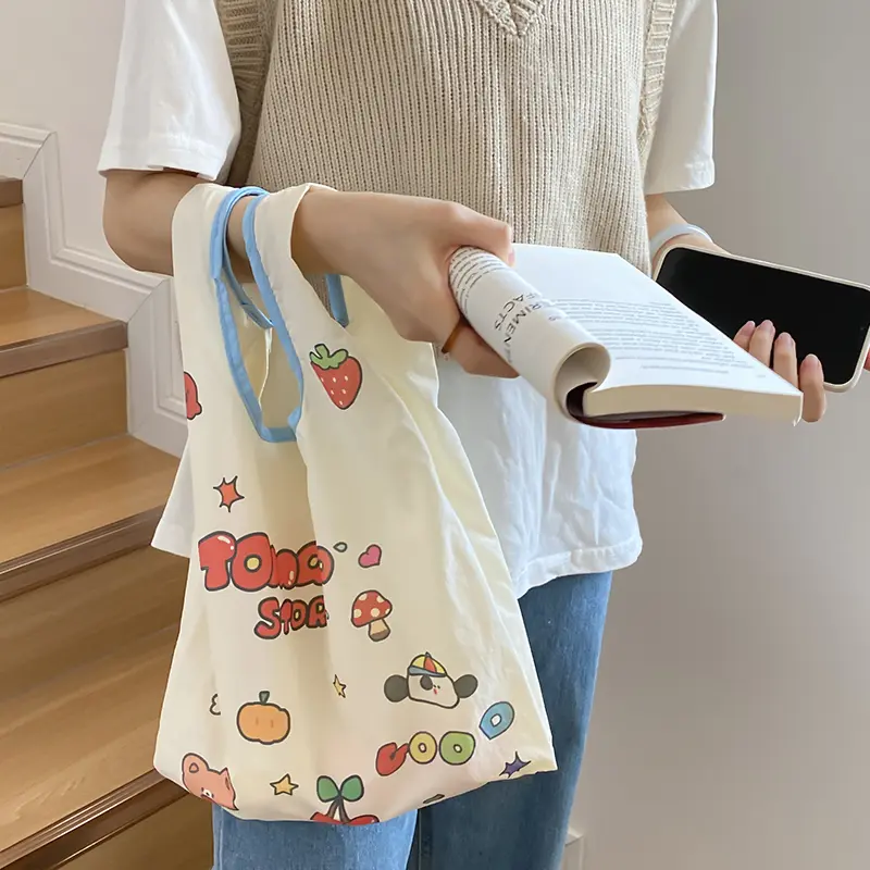 Summer Women Little Tote Cute Cat Dog Print Cloth Small Beach Handbag Female Shopper Leisure Shopping Hand Bags Girls Eco Purse