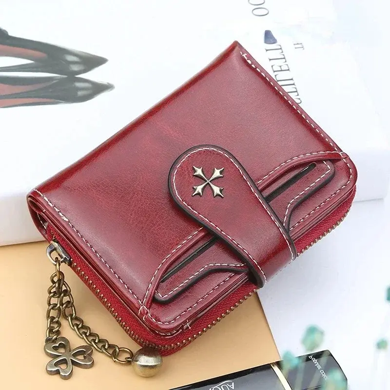 High Quality Women Wallets PU Leather Purses Money Bag Fashion Female Short Purse Small Coin Card Holders Wallet For ladies