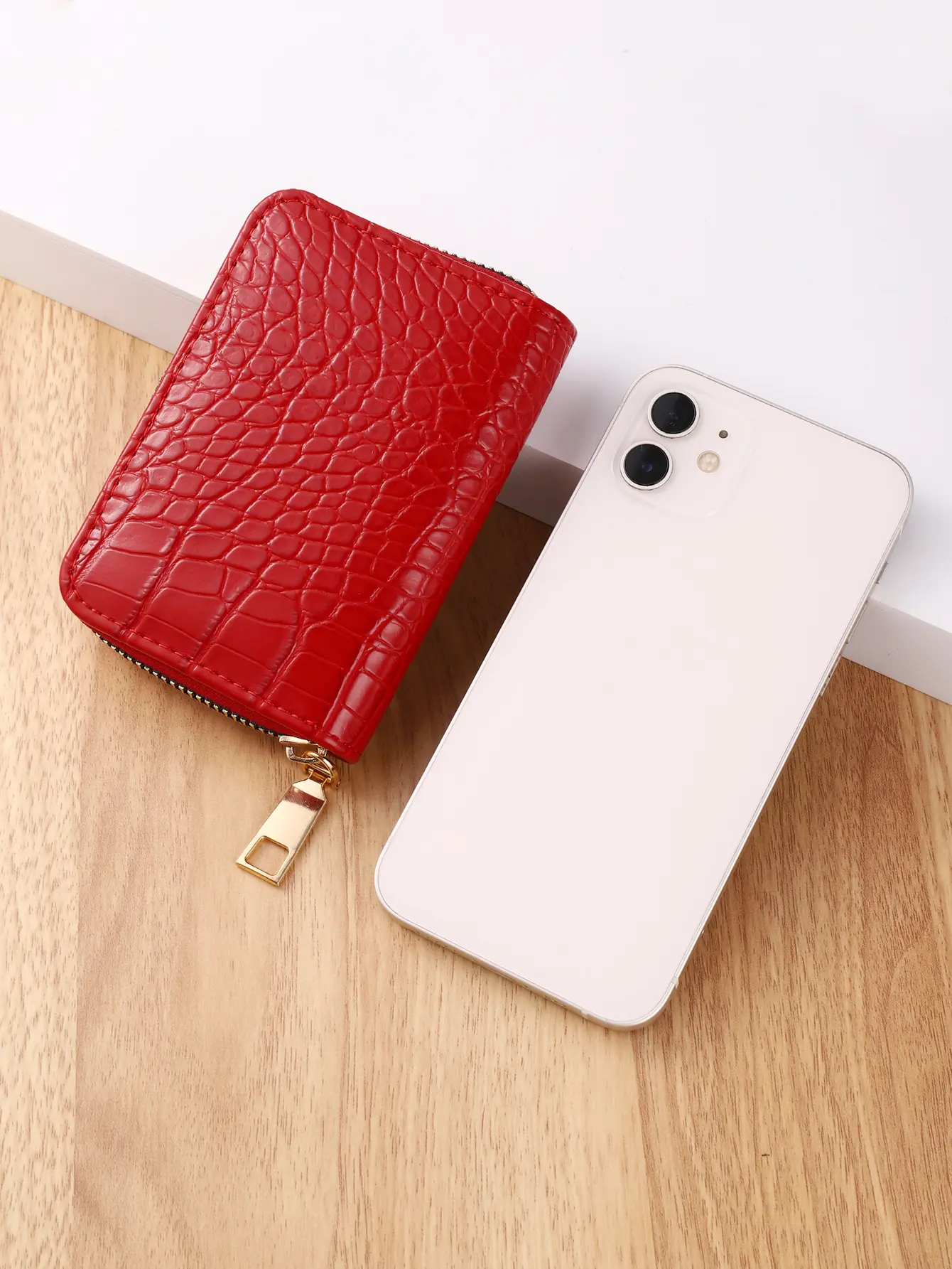 Fashionable Stone Patterned Wallet Short, Large Capacity, Multi Slot Card Bag, Multifunctional Zero Wallet
