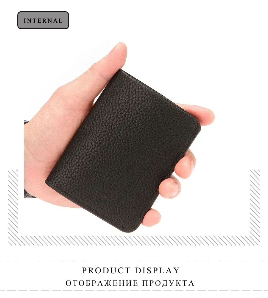 Men Card Holder Male Purses Small Slim Wallet PU Leather Wallets Money Clips ID Card Holders Carteira Masculina Cartera Hombre