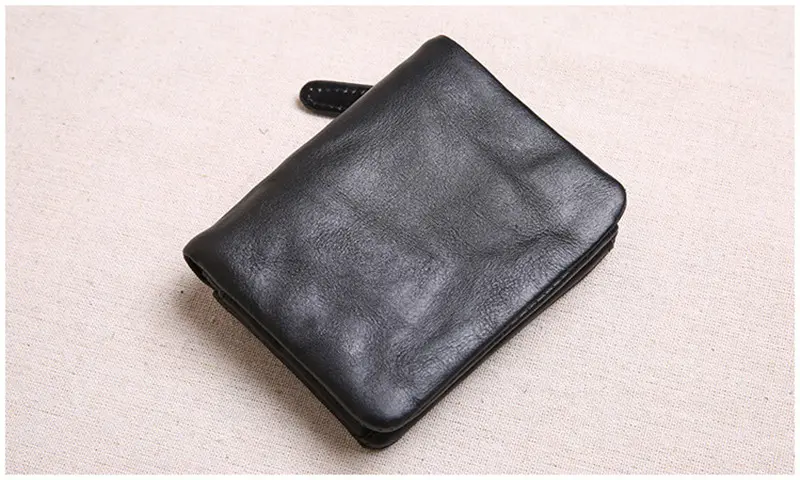 PNDME genuine leather men's short small wallet fashion vintage natural real cowhide card holder women wallet student coin purse