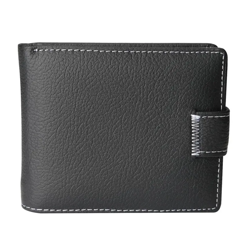 New arrival Genuine Leather Men Wallets With Coin Pocket Money Bag Fashion Male Purse Credit Card Holder For Man