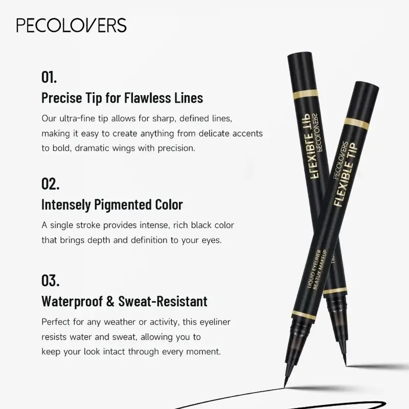 Five Eyeliner, Liquid Eyeliner, Quick Drying, Waterproof and Sweat-proof, Eye Cosmetics Eyeliner Pencil  Cosmetic