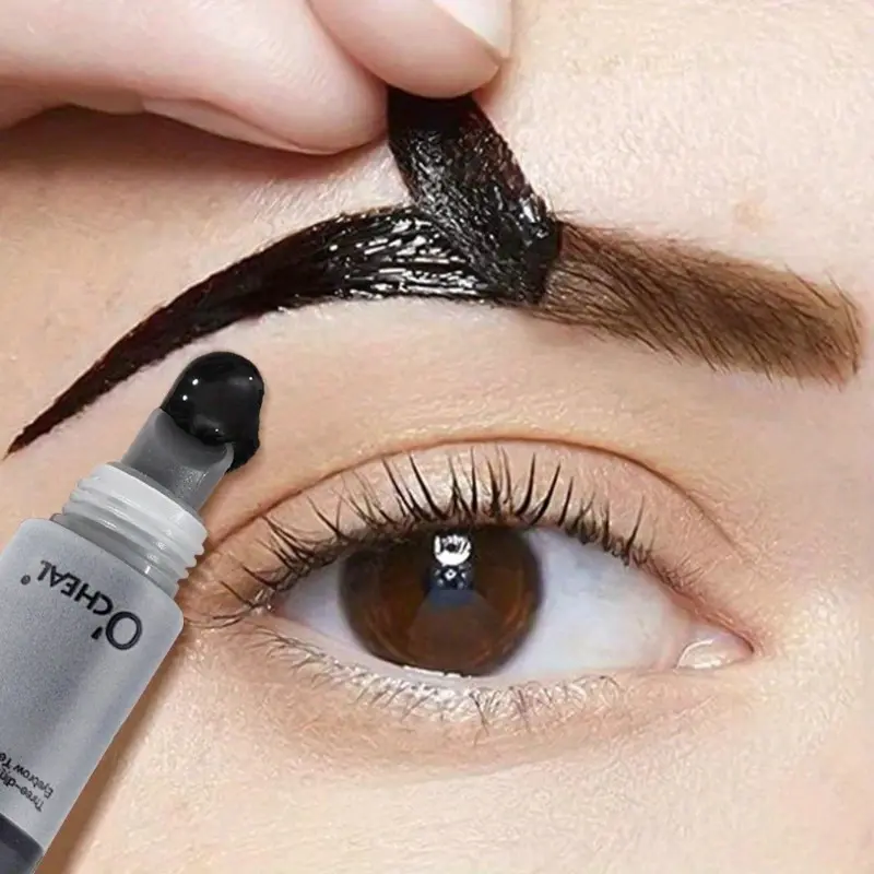 Tear Off Eyebrow Cream Semi-Permanent Eyebrow Makeup Tattoo Tint Long Lasting Dye Film Forming Eyebrow Gel Cream Cosmetics