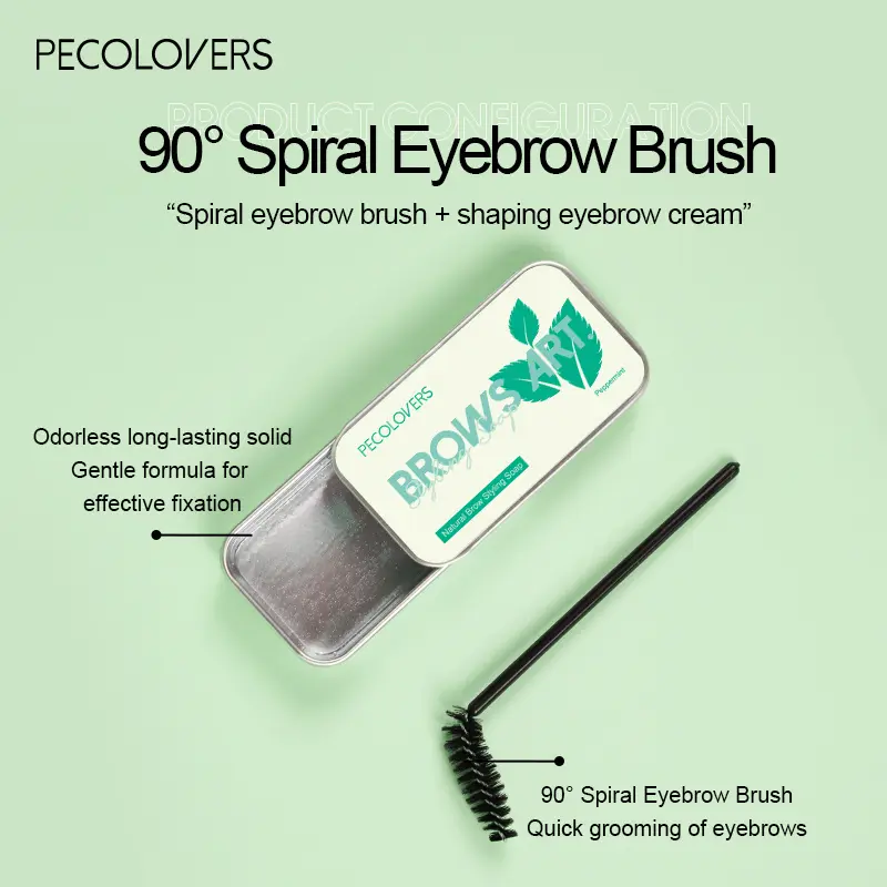 Feather-Light, All-Day Eyebrow Cream: Natural 3D Look, Waterproof, Easy Apply - Alcohol-Free, For All Skin Types