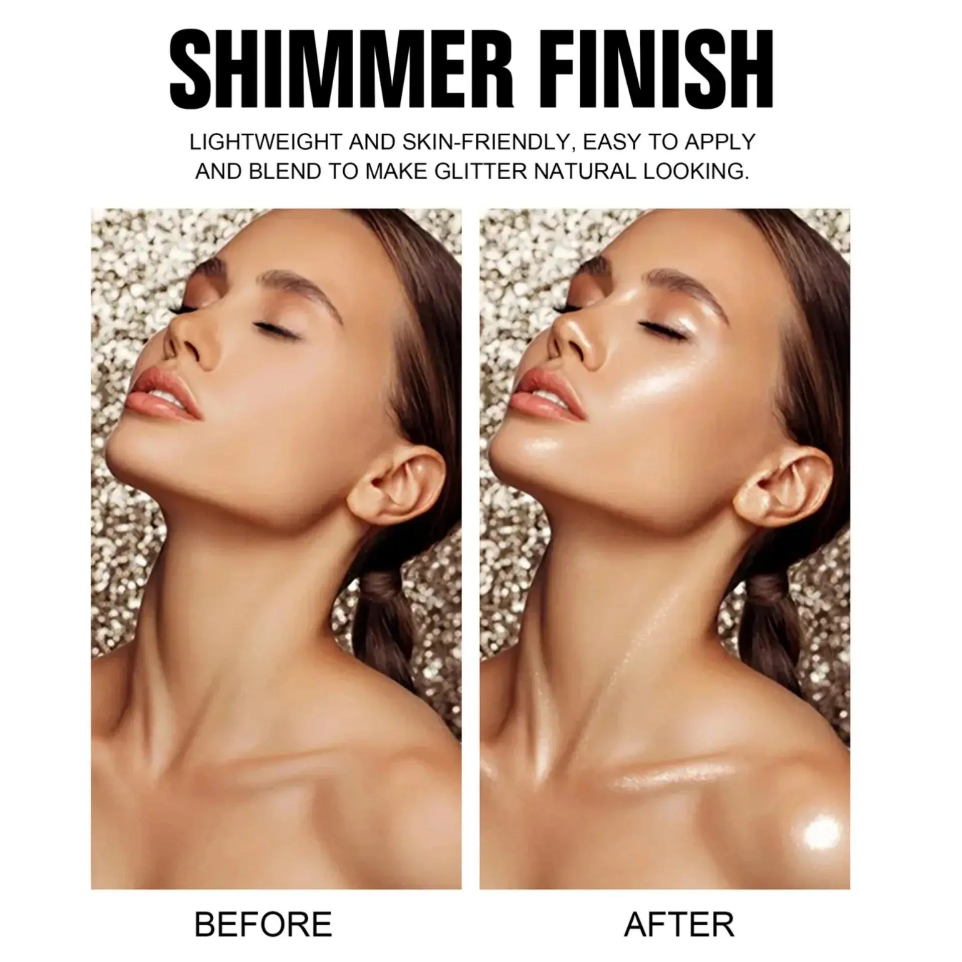 5 Color Shimmer Powder Spray For Body Face Hair Makeup Glitter Highlighter Brightening Sparkle Party Cosmetics