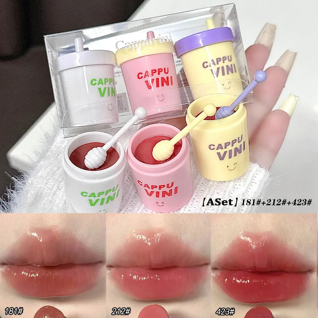 Teacup Colored Lip Balm Moisturizing Colored Lip Tint Long Lasting Anti-cracking Solid Color Lipstick Girls Lip Care Cosmetics