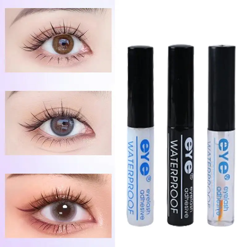 5g False Eyelash Glue Waterproof Transparent White Black Quick Dry Eyelashes Extension Lasting Strong Lashes Glue Makeup Tools