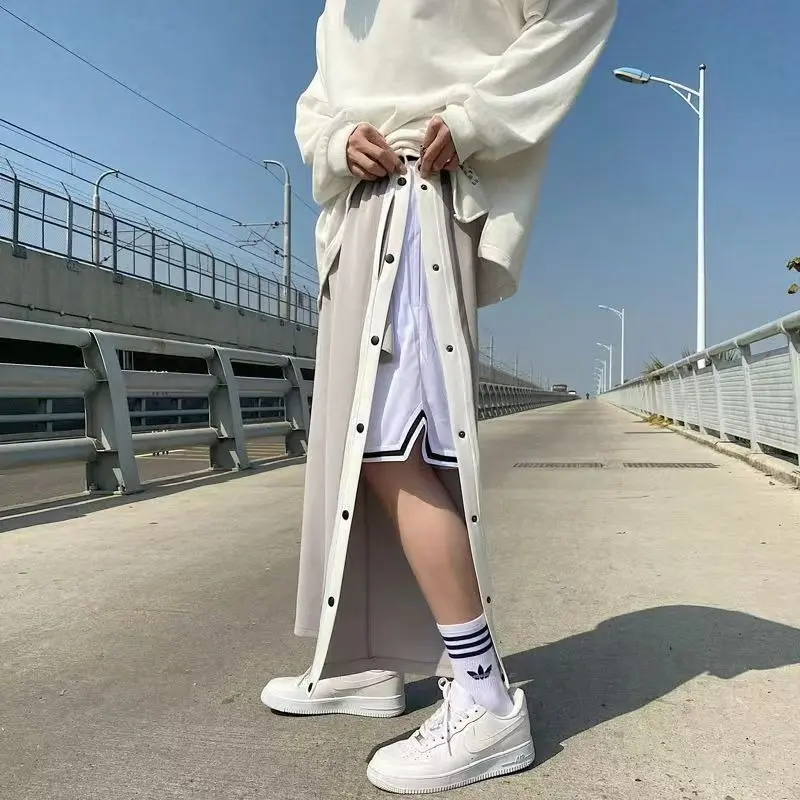 Summer thin breasted sports pants for men, versatile basketball, loose and versatile sports pants, straight leg trendy straight