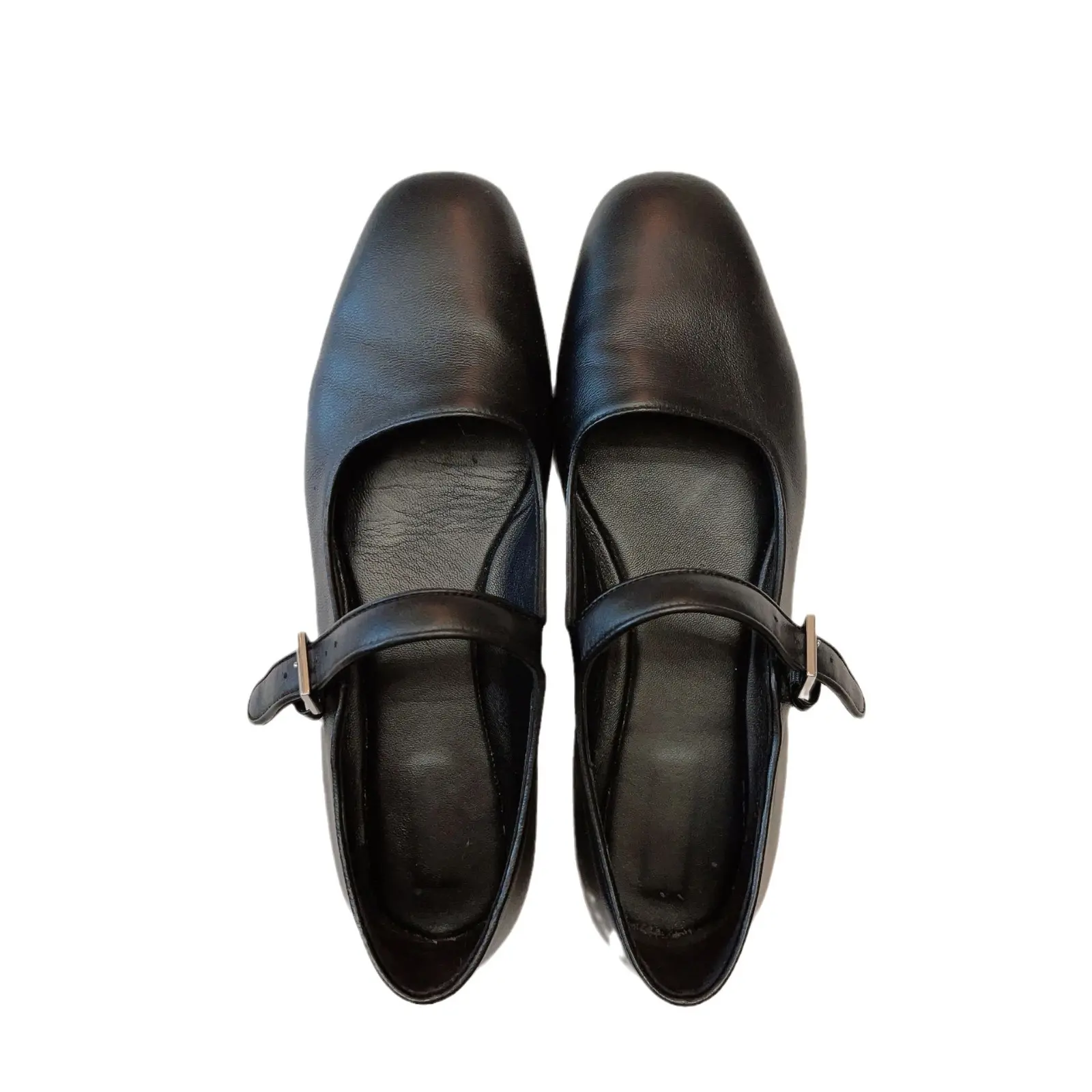 Women Soft-soled Leather Mary Jane Shoes Spring Shallow Shoes New Designe Elegant Dress Shoes Chunky Pumps Zapatillas Mujer