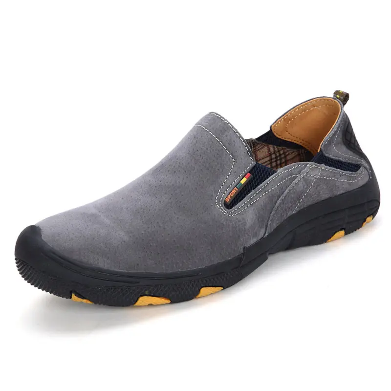 Men Casual Sneakers Leather Men Loafers No-slip Shoes Men Driving Shoes Hot Sale Moccasins Handmade Breathable Walking Footwear