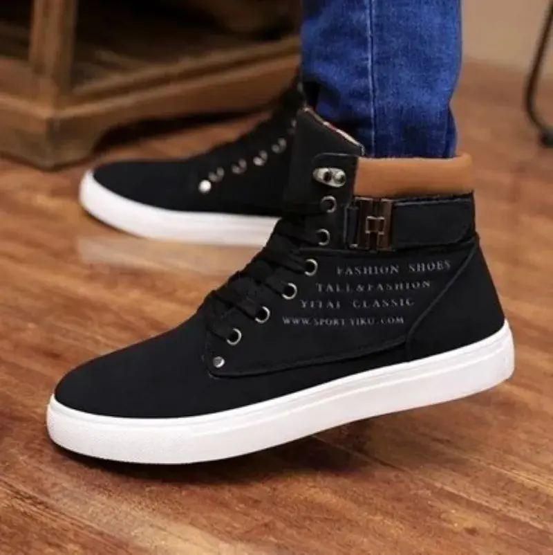 men High Top Casual Shoes Spring Autumn  Retro Fashion Simple comfortable versatileMen Boots
