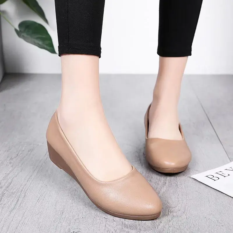 Woman Flats High Quality Fashion Women Shoes Round Toe non Slip shoes Rubber Ballet Plus Size Cozy footwear ﻿2025