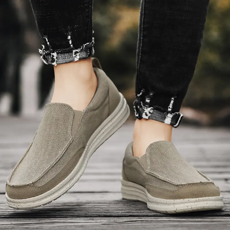 Brand Men's Shoes Canvas Breathable Casual Shoes Men Sneakers Flat Light Outdoor Walking Shoes Zapatillas Hombre Plus Size 39-47