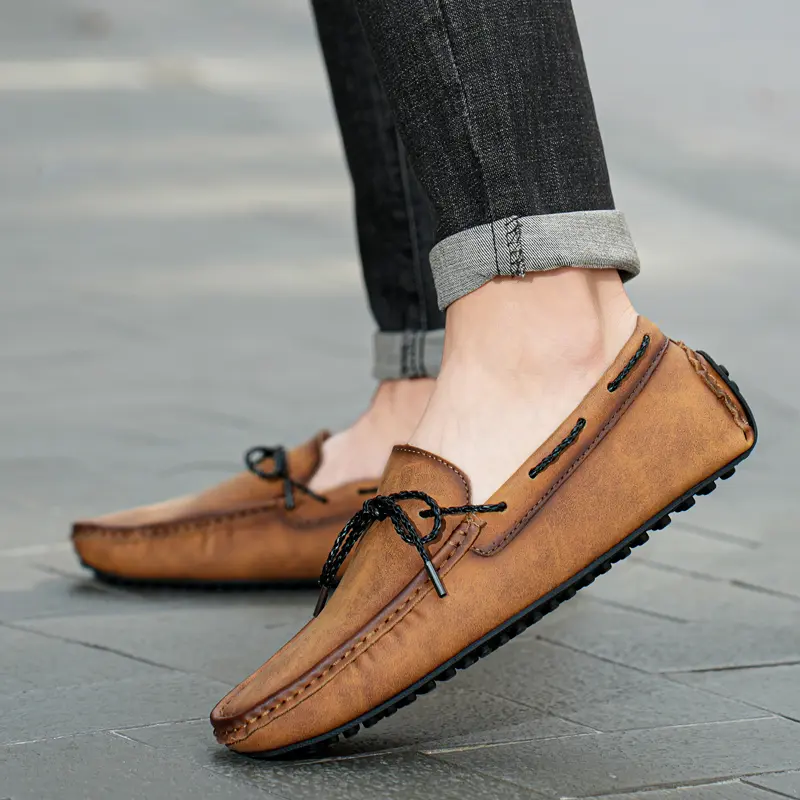 Leather Shoes Casual Business Shoes for Men Dress Tenis De Hombre Moccasins Mokasin Tenis Caballero Designer