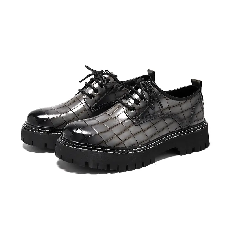 Men's Loafers Luxury Brand Leather Dress Shoes Breathable Slip-On Solid Formal Casual Shoes Handmade Designer Men Shoes Mocassin