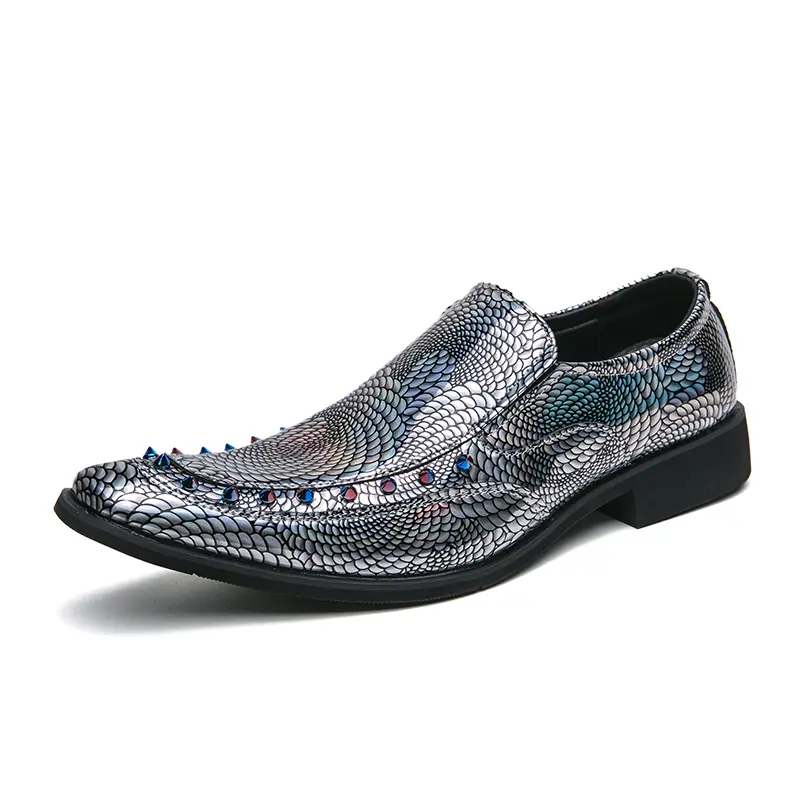 Men's Loafers Luxury Brand Leather Dress Shoes Breathable Slip-On Solid Formal Casual Shoes Handmade Designer Men Shoes Mocassin