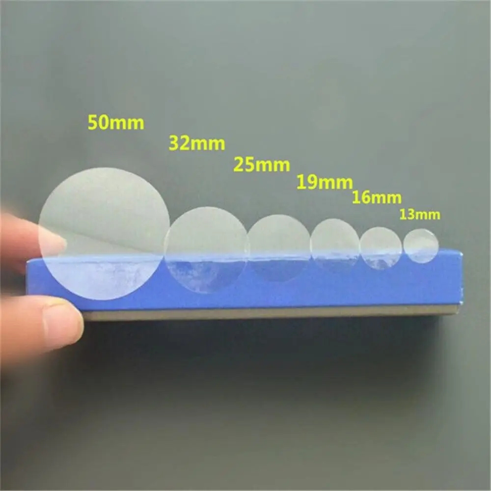 8/24/48/70/96/132pcs Self Adhesive Label Transparent Round Gloss Clear Dot Sticker Wafer Seal 1 Sheet