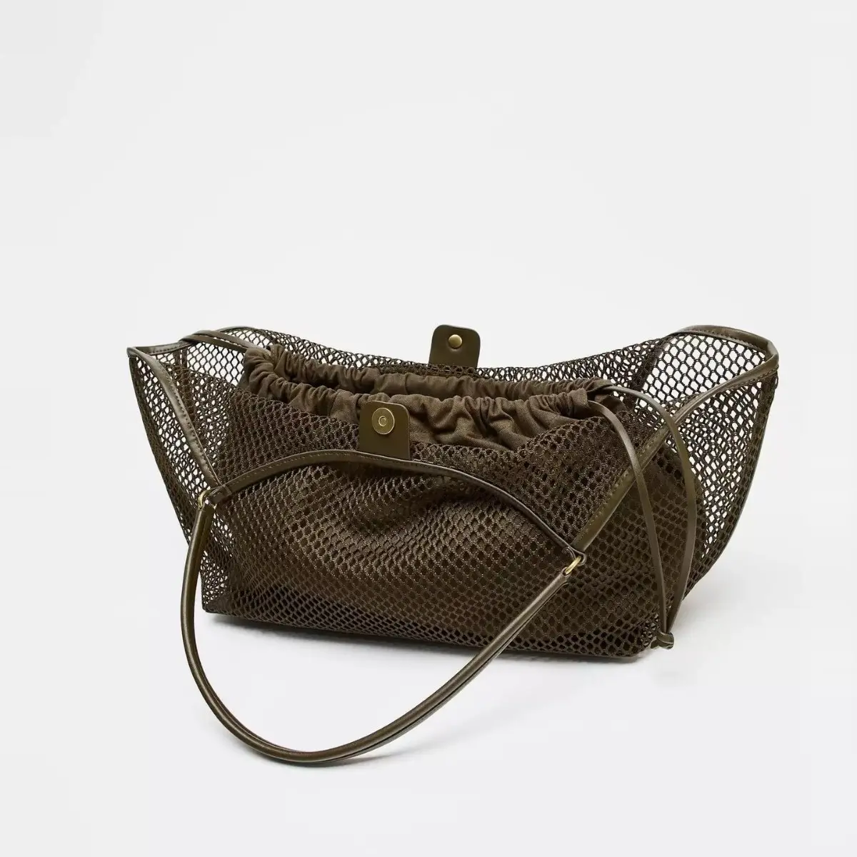 Hollow Mesh Wing Tote Bag Luxury Designer Shoulder Bags for Women Large Capacity Fishing Net Handbag Top Handle Shopper Purses