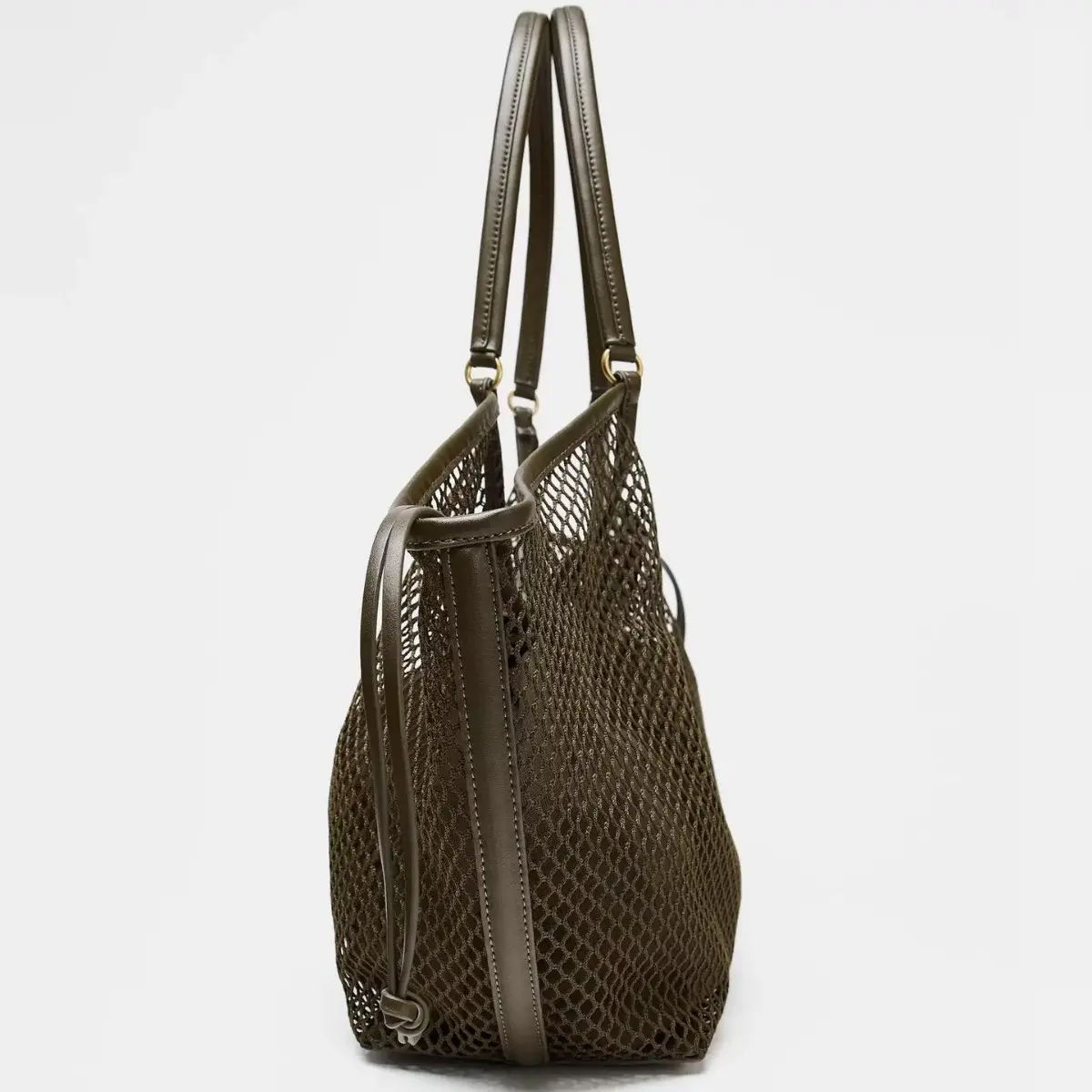 Hollow Mesh Wing Tote Bag Luxury Designer Shoulder Bags for Women Large Capacity Fishing Net Handbag Top Handle Shopper Purses