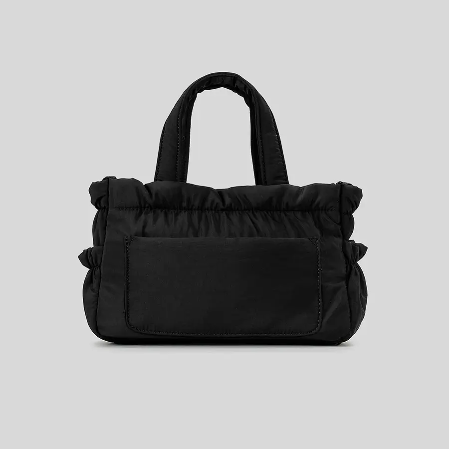 Ruched Nylon Women Handbags Down Padded Shoulder Bag Winter Space Cotton Bags for Women Quilted Crossbody Bag 2025 New Shopper