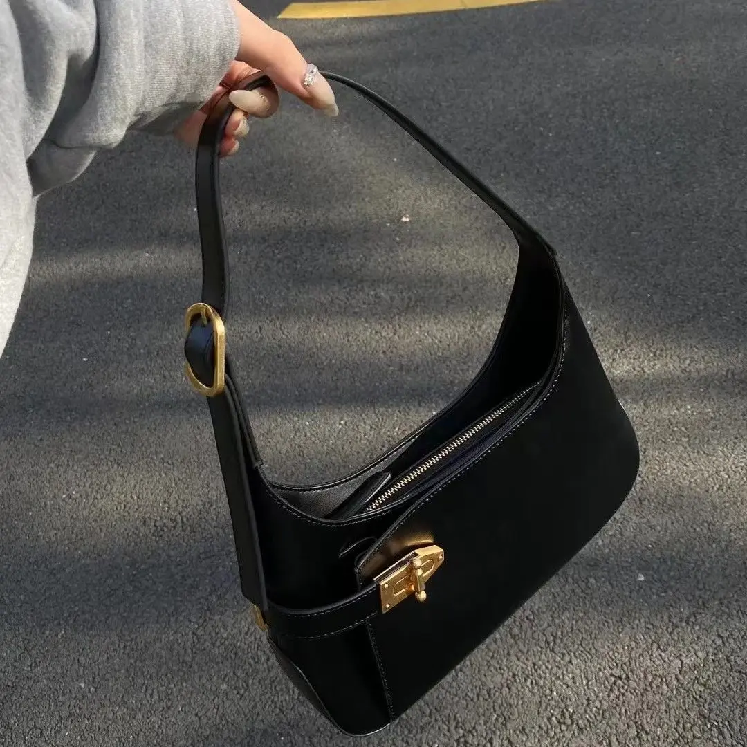 2023 Underarm Bag Women Shoulder Bags Designer Black Purses and Handbags Brands Hobos High Quality Tote Clutch Ladies Shopper