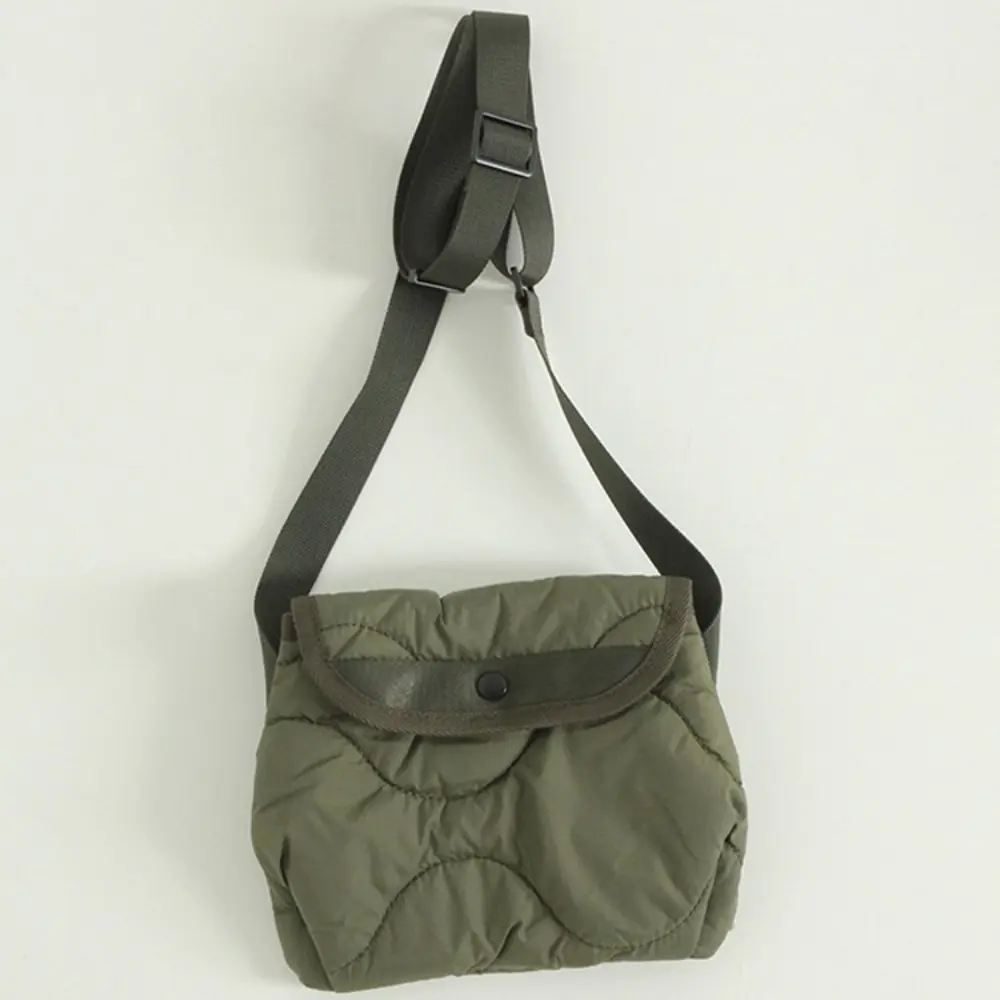 Fashion Quilting Women Shoulder Bag Designer Padded Crossbody Bags for Unisex Mini Nylon Cotton Phone Flap Purse Female Handbags