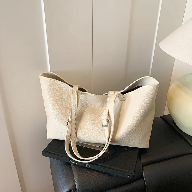 Fashion Large Capacity Tote Women Bags Soft PU Leather Shoulder Bag NEW Casual Commuting Handbag Shopper Purses Bags for Women