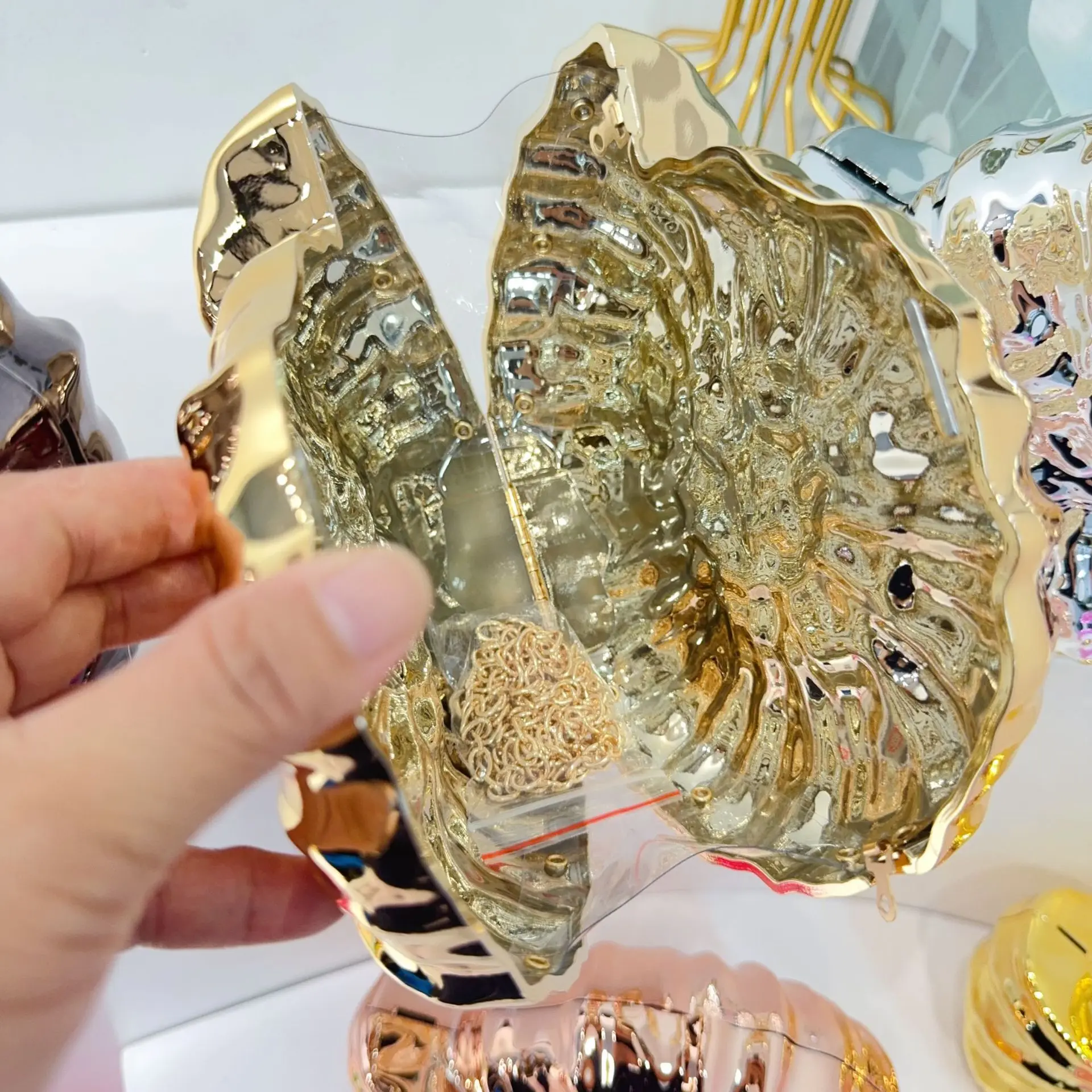 Candy Color Conch Evening Bag Luxury Designer Shell Shoulder Crossbody Bag Acrylic Party Wedding Box Clutch Ladies Handbag Pouch