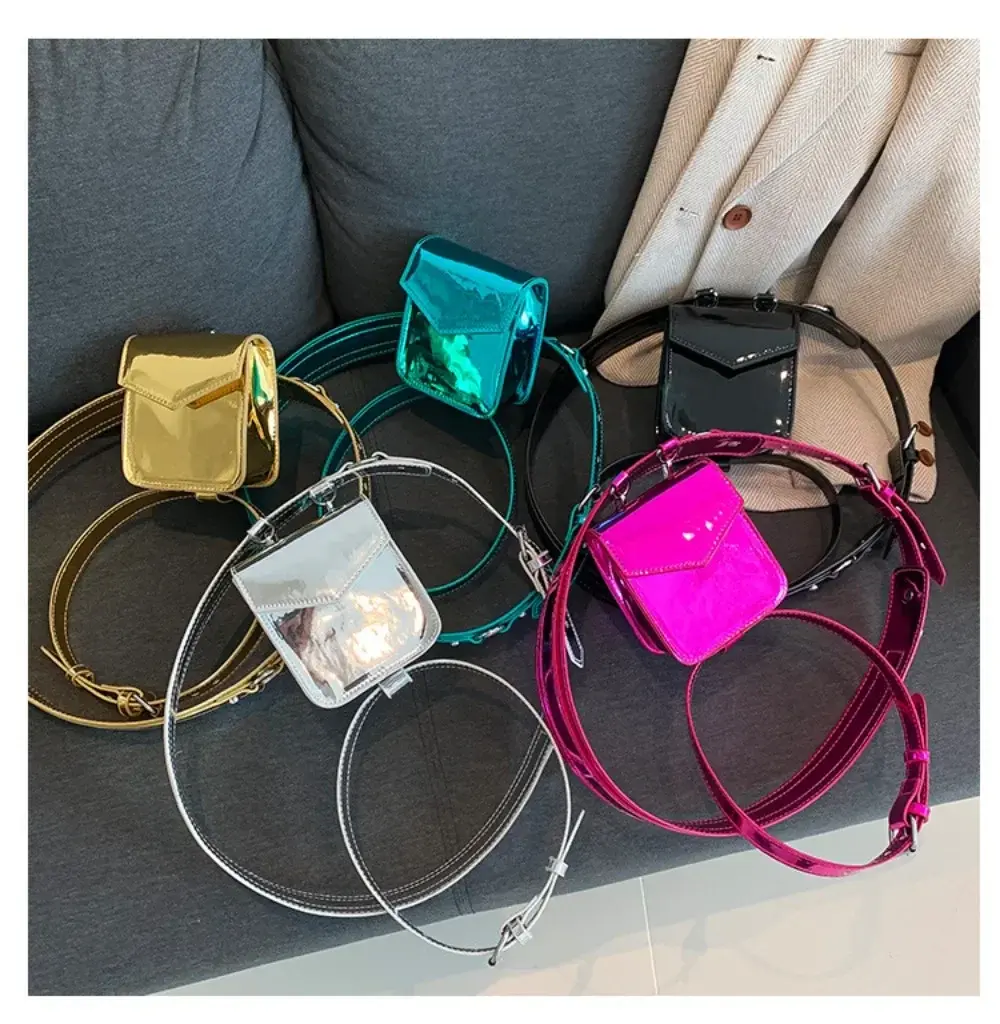 2025 New Leg Bag for Women High Quality PU Waistpack Fashion Motorcycle Waistpack Pouch Bags for Women Fanny Pack for Women