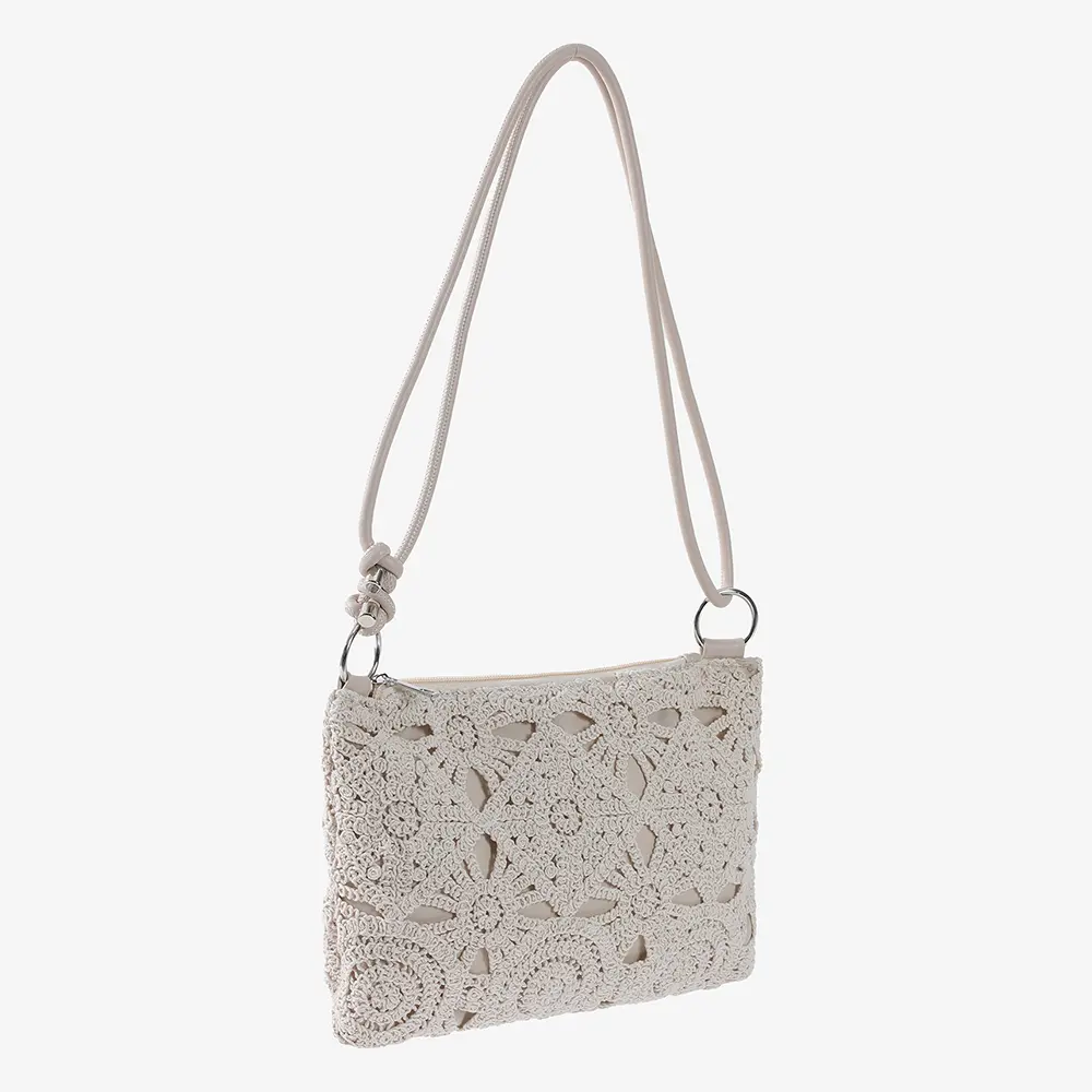 Casual Rope Woven Shoulder Bag Hollow Crochet Crossbody Bags for Women Small Phone Flap Purses and Handbags NEW Shopper Purses