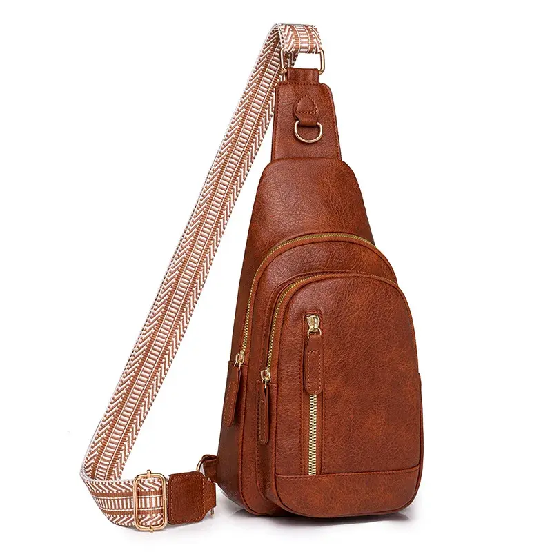 Women Bag Fashion Sling Bag for Woman High Quality PU Leather Pack Crossbody Chest Bolsa Feminina Sacs À Main Shoulder Messenger