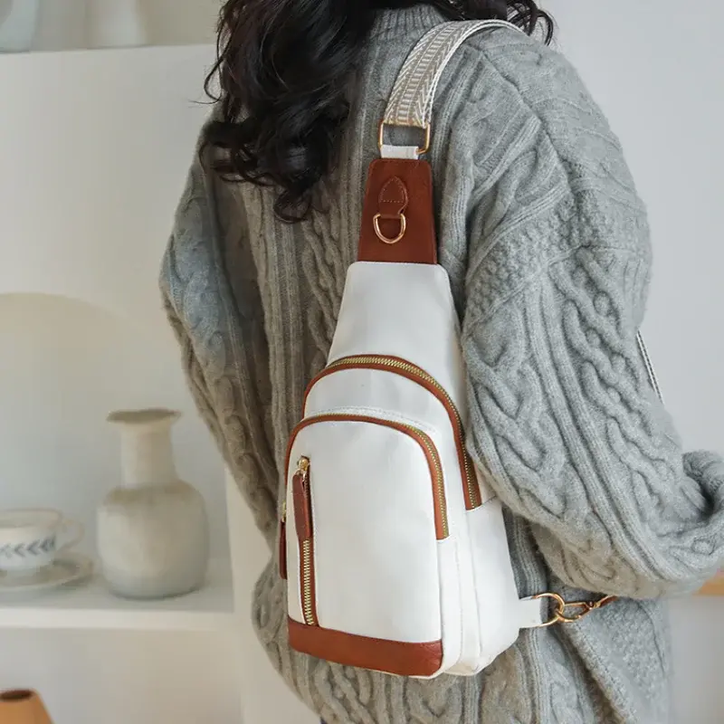 Women Bag Fashion Sling Bag for Woman High Quality PU Leather Pack Crossbody Chest Bolsa Feminina Sacs À Main Shoulder Messenger
