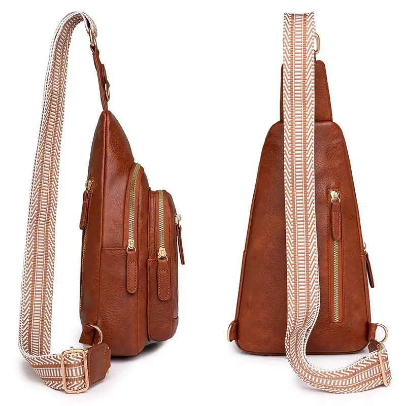 Women Bag Fashion Sling Bag for Woman High Quality PU Leather Pack Crossbody Chest Bolsa Feminina Sacs À Main Shoulder Messenger