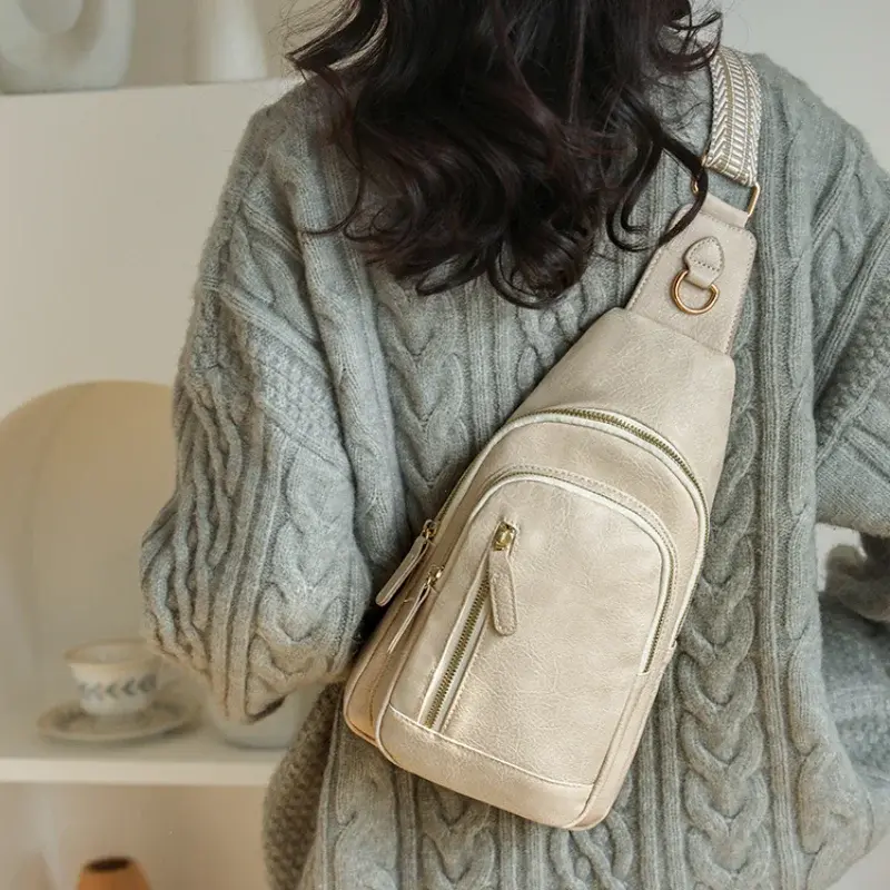 Women Bag Fashion Sling Bag for Woman High Quality PU Leather Pack Crossbody Chest Bolsa Feminina Sacs À Main Shoulder Messenger