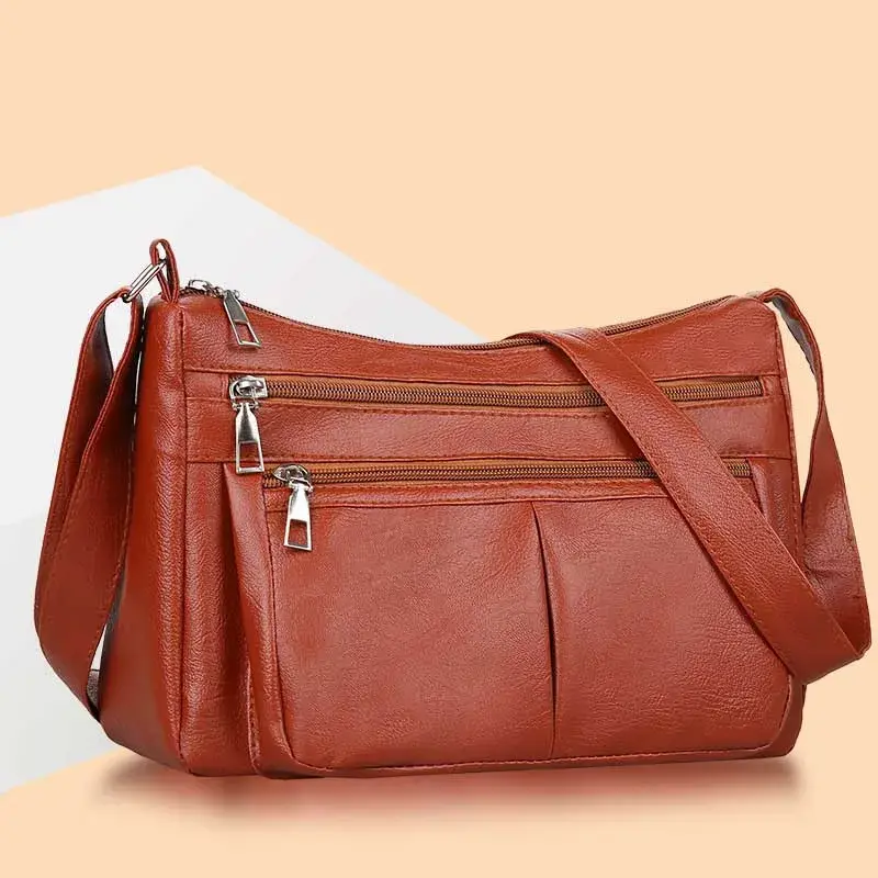 Women's Bag Trend Korean Handbags Designer Luxury Brand Ladies Shoulder Bags Soft Leather Fashion Versatile Crossbody Bag bolsa