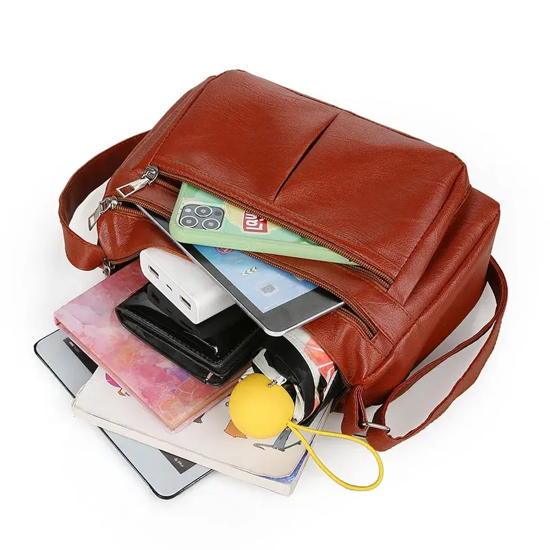 Women's Bag Trend Korean Handbags Designer Luxury Brand Ladies Shoulder Bags Soft Leather Fashion Versatile Crossbody Bag bolsa