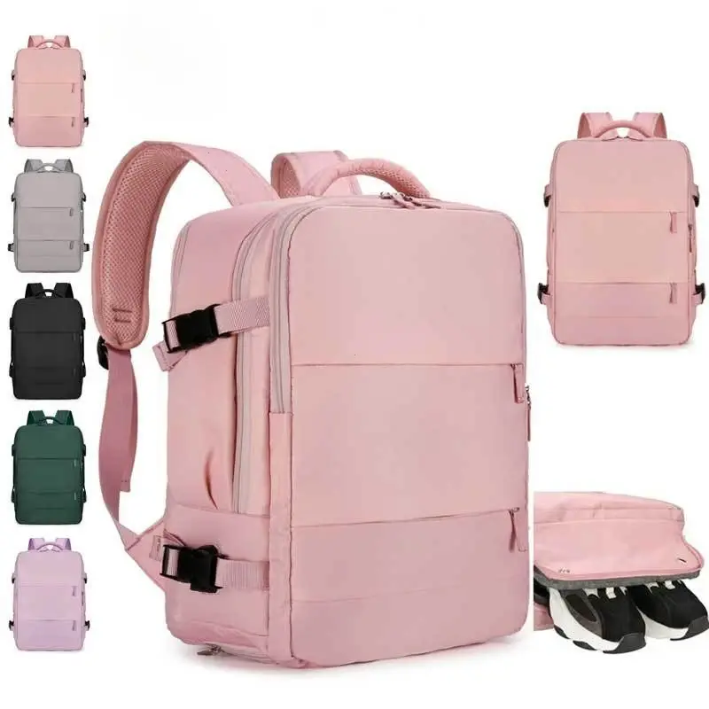 Couples Leisure Lightweight Backpack Multifunction Travel Backpack for Men Women Large Capacity Cabin Bag With Shoe Storage