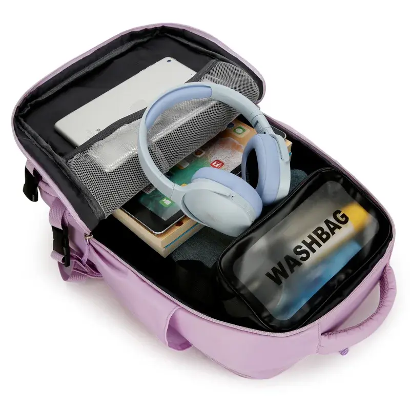Couples Leisure Lightweight Backpack Multifunction Travel Backpack for Men Women Large Capacity Cabin Bag With Shoe Storage