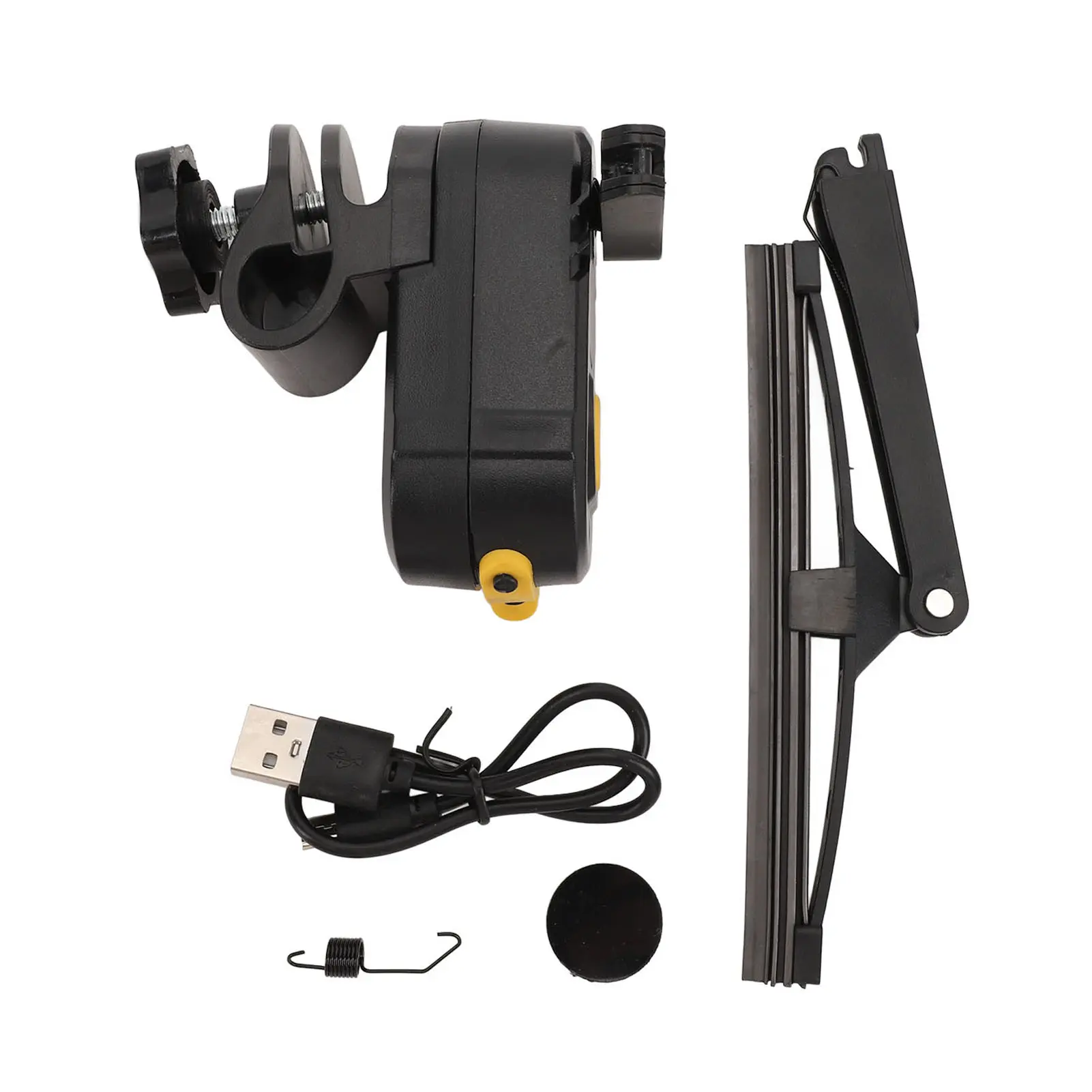 Motorcycle  Wiper Water Resistant 170 Degree Wiping Versatile Rechargeable Motorcycle Helmet Wiper for Electric
