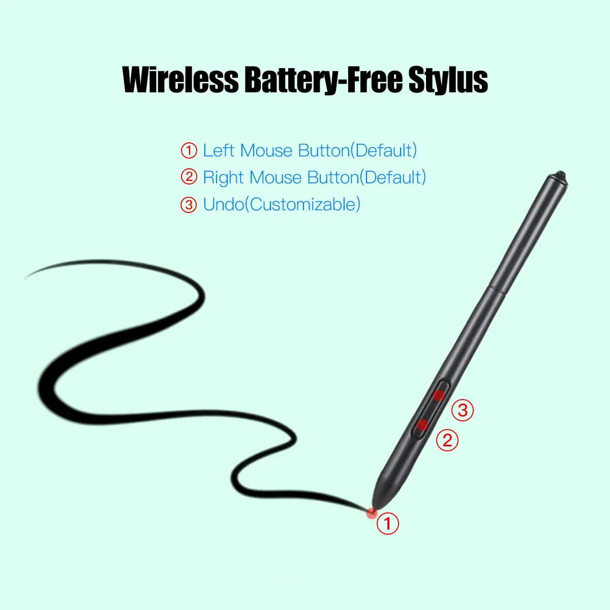 10x6 Inch Professional Graphics Drawing Tablet 12 Express Keys with  for Windows Mac for Painting Designing Online Course