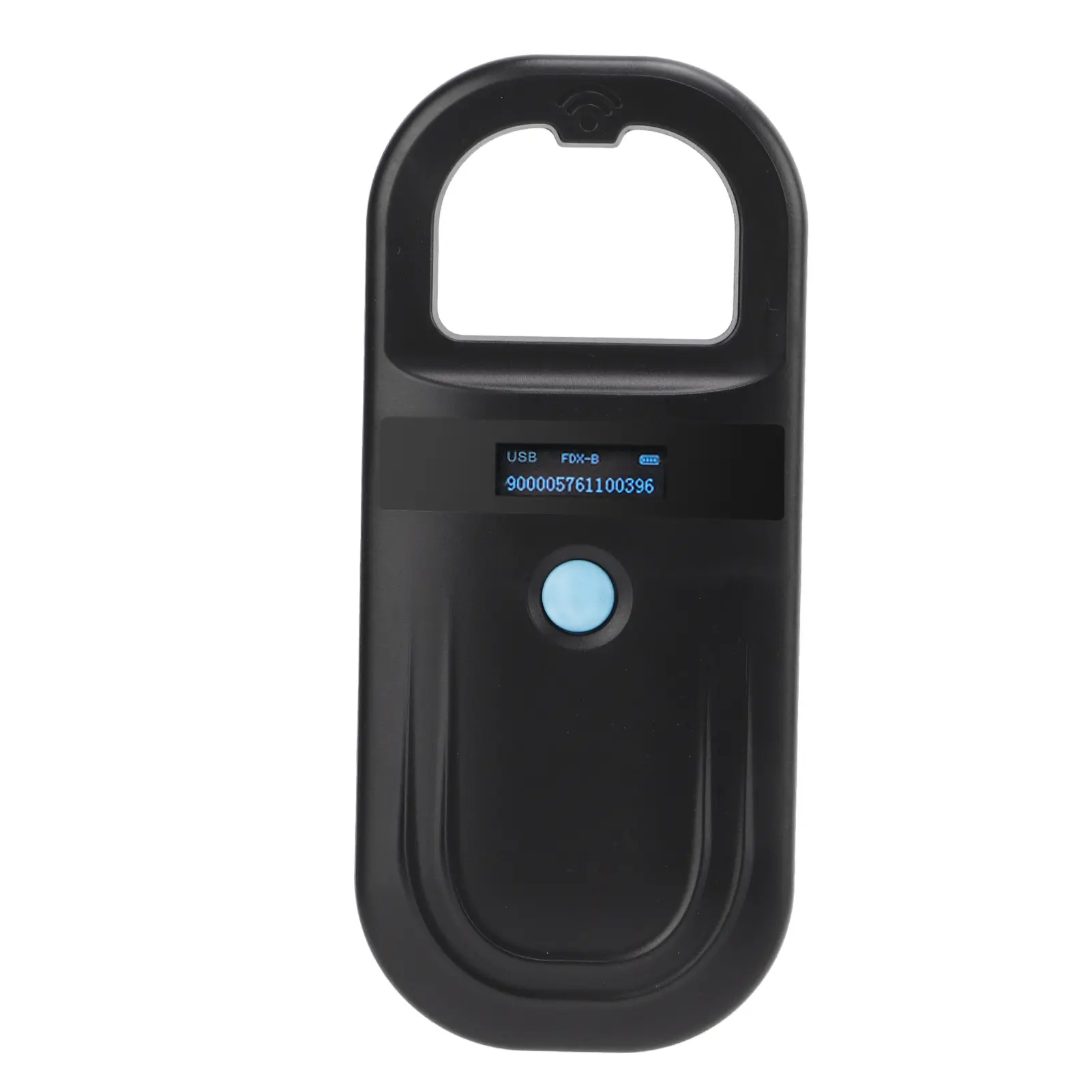Animal Handheld Reader Black Pet Microchip Scanner 134.2Khz Animal Handheld Reader Pet Tag Scanner for Cats Dogs Pet Tag Scanner